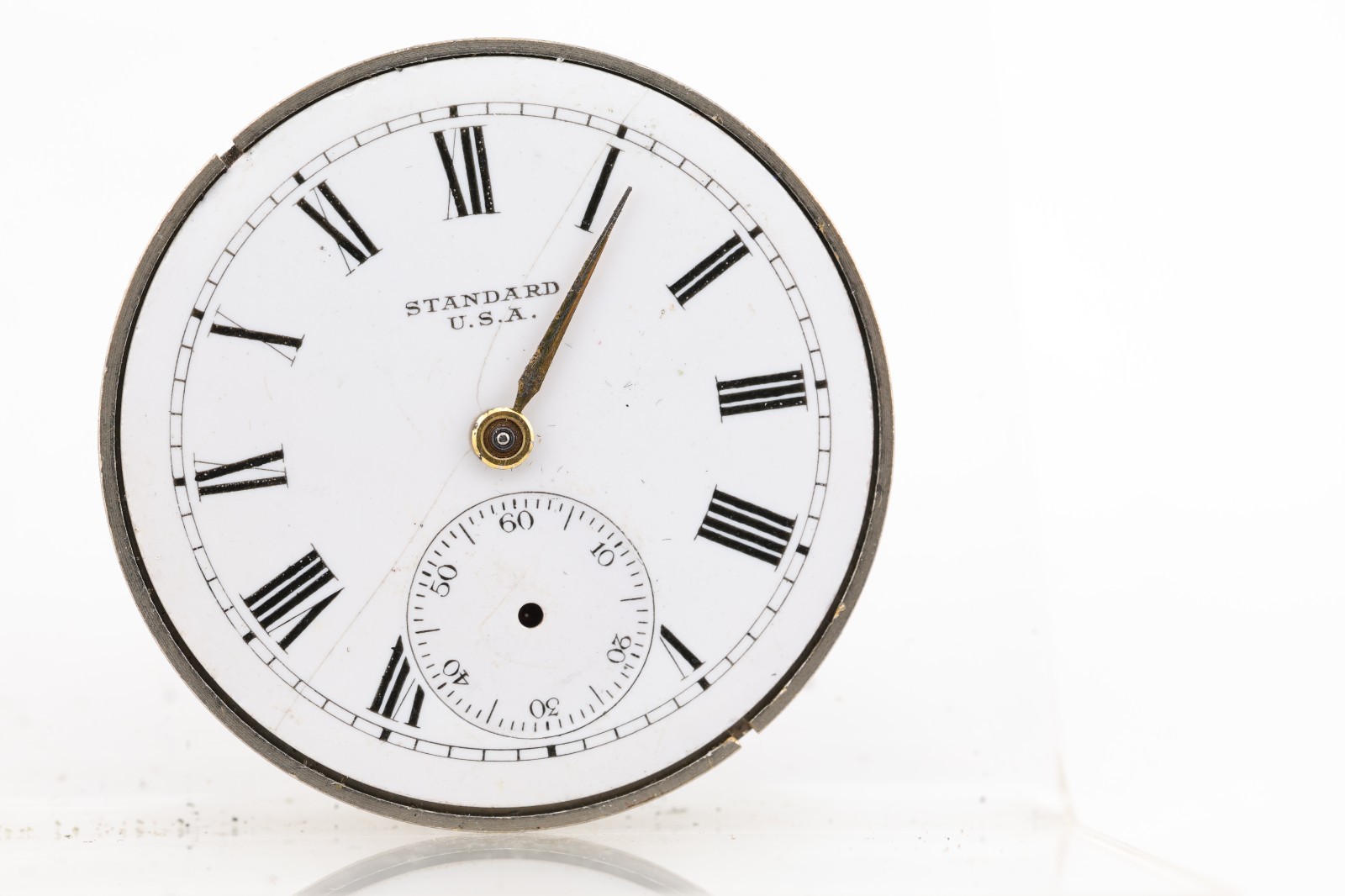 HELBROS SWISS cal. 92H, 17j POCKET WATCH MOVEMENT, 39.7mm, RUNS (HW)