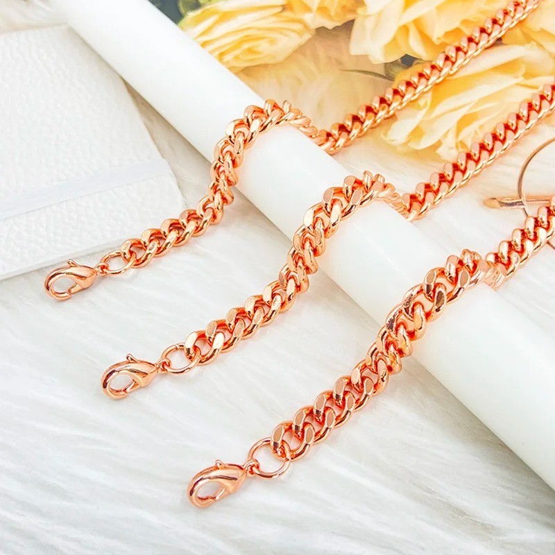 18-24″ Pure Copper Serpentine Chain Necklace, Healing Copper Jewelry, Spiritual