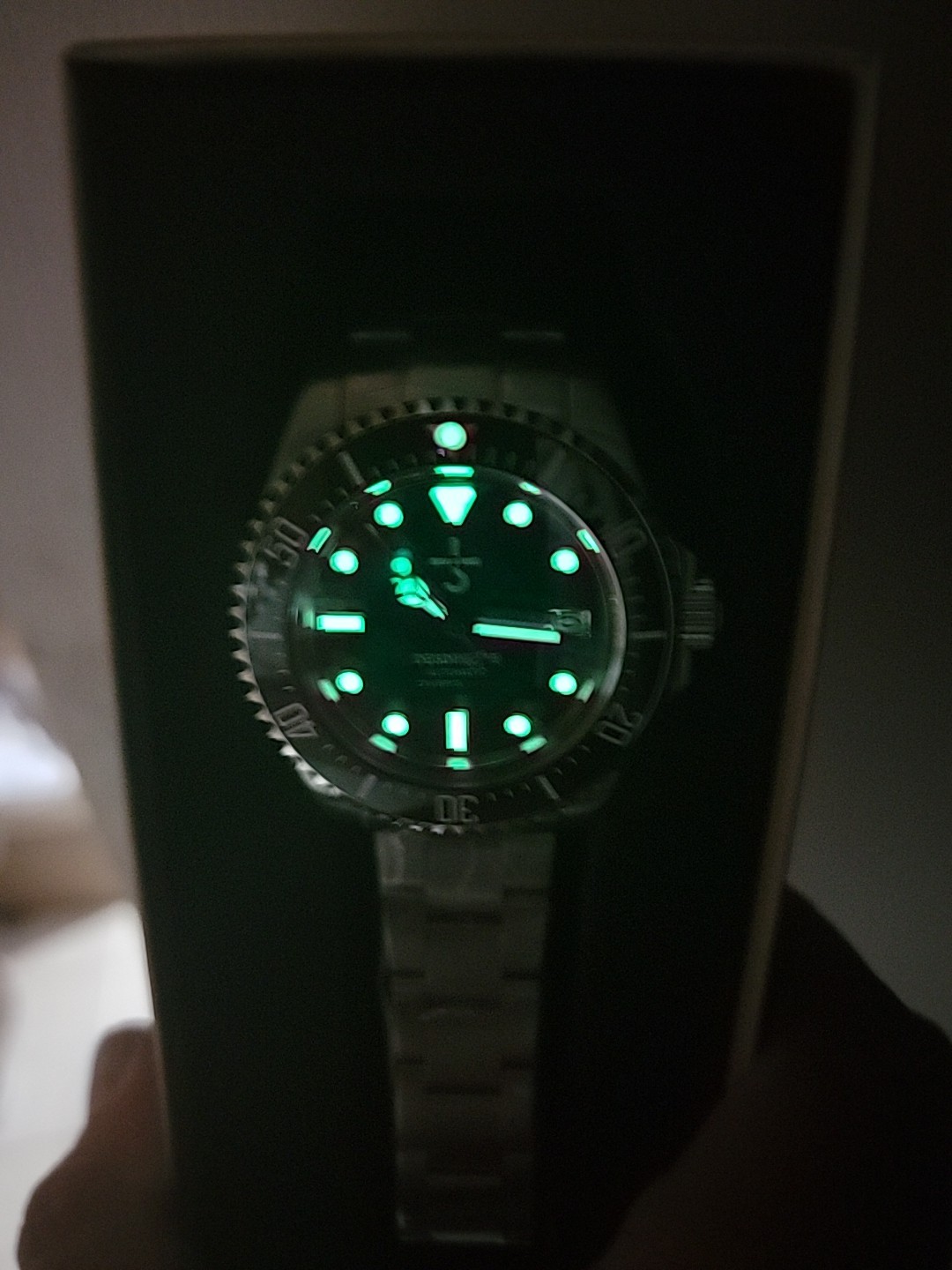 Mod Automatic Divers Watch 44mm SII NH35 With All the Titanium Improvements