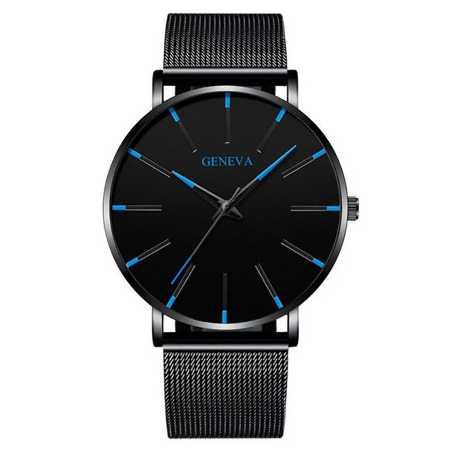 Waterproof Men’s Watch Stainless Steel Quartz Luminous Classic Watches Business