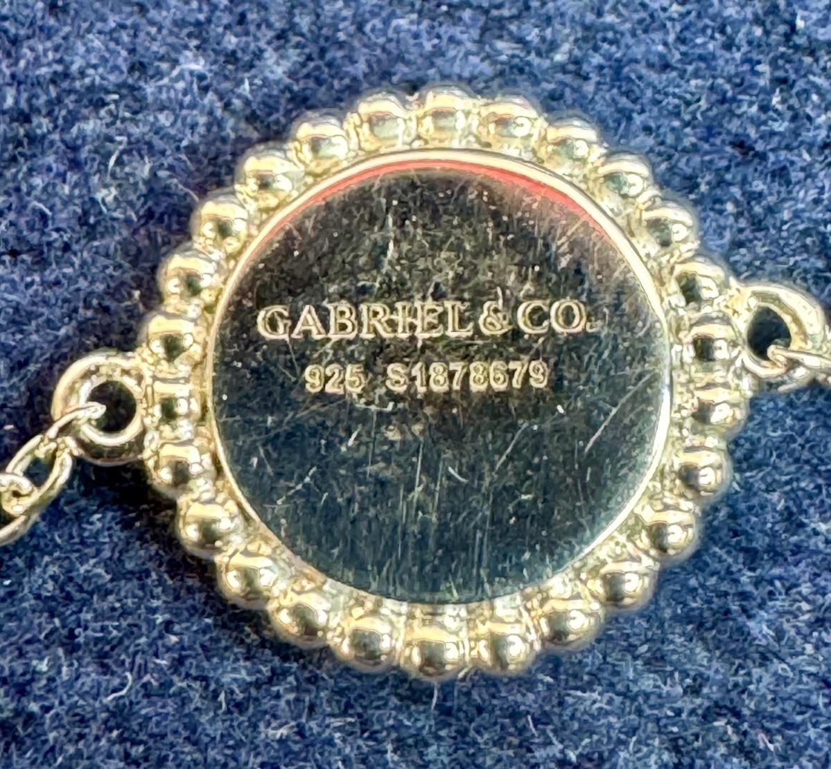 NEW Gabriel & Co Cross Bracelet 925 Sterling Silver Diamond .03ct Bujukan NIB NY