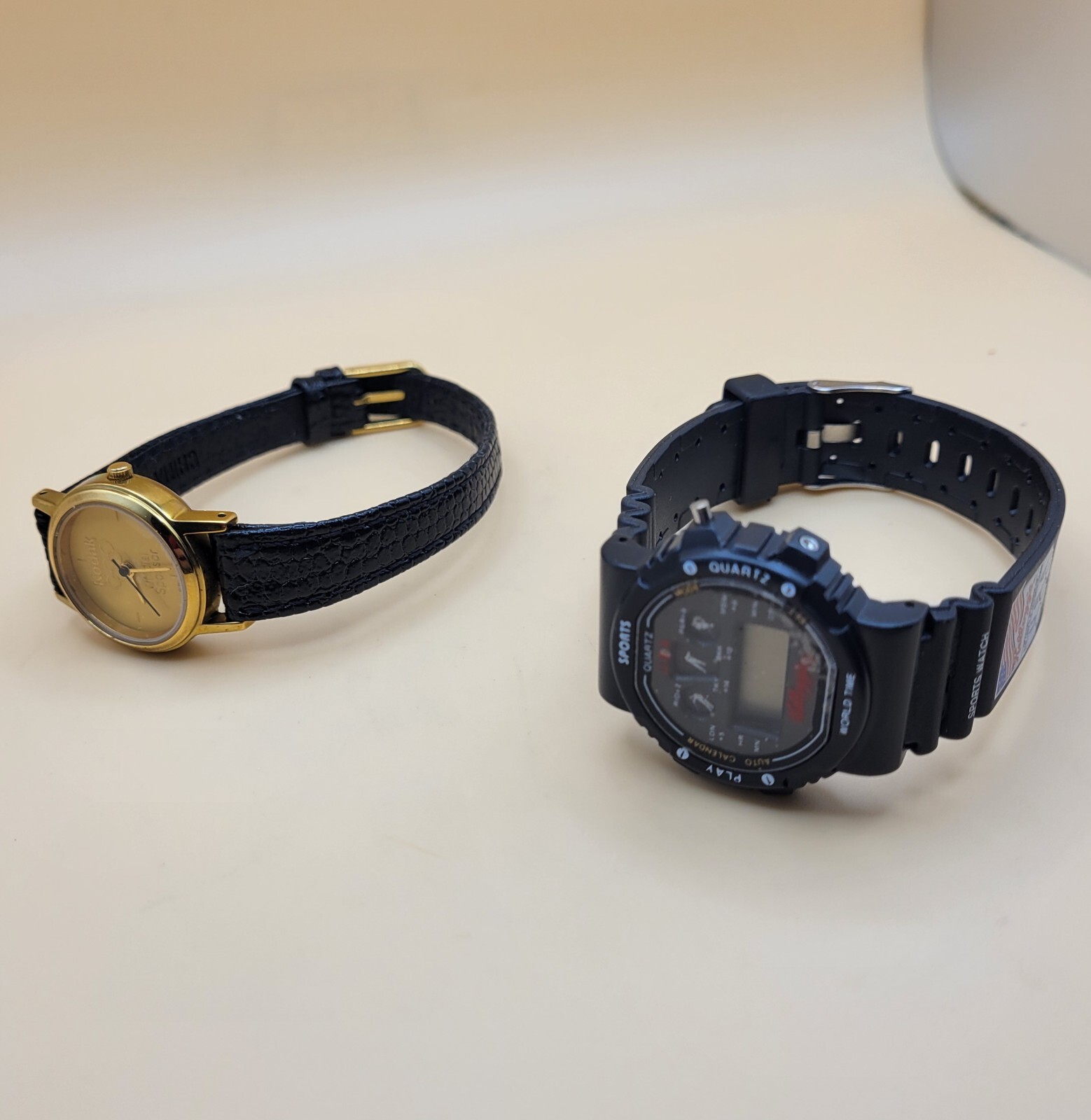2 Vintage 1992 Olympic Sponsor Watches~Kodak (Works) & Kellogg’s (Not Working)