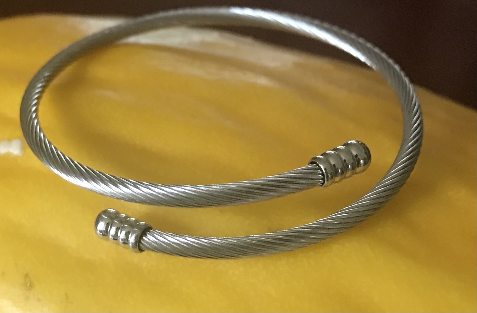 Stainless Steel -Tarnish Resistant (small) Cuff Bracelet.