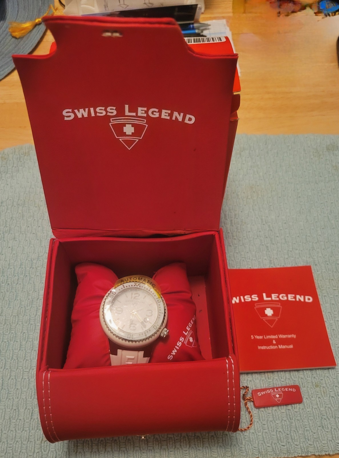 SWISS LEGEND Men’s Watch NEPTUNE+SL-21818P-06 White