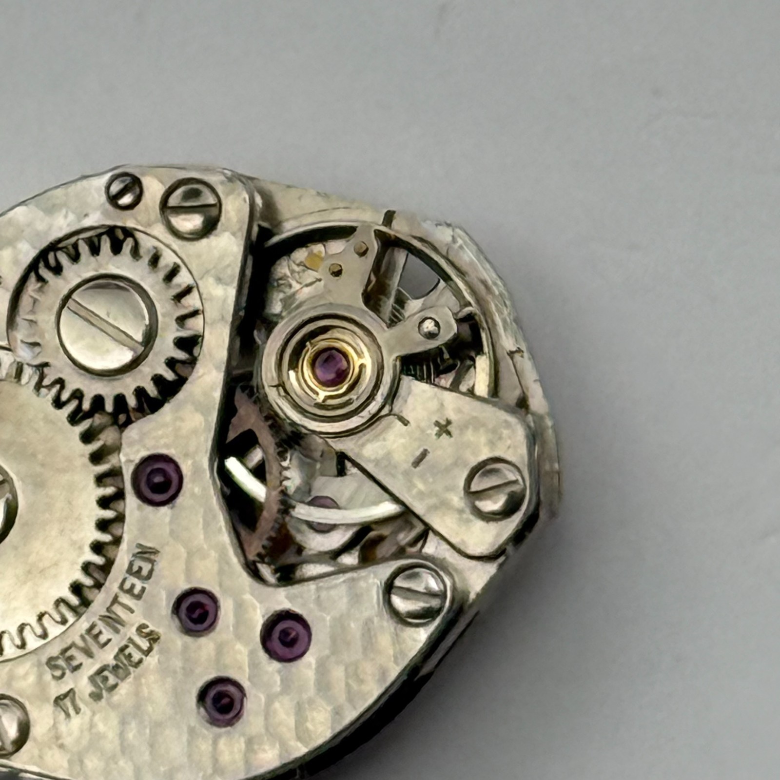 FHF 69-21 Watch Movement Corvette 17Jewels Swiss Manual Wind Parts Repair 15.3mm