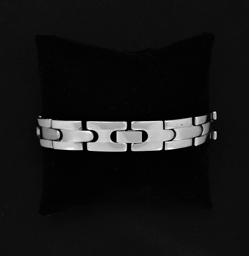Silver Puzzle Bracelet