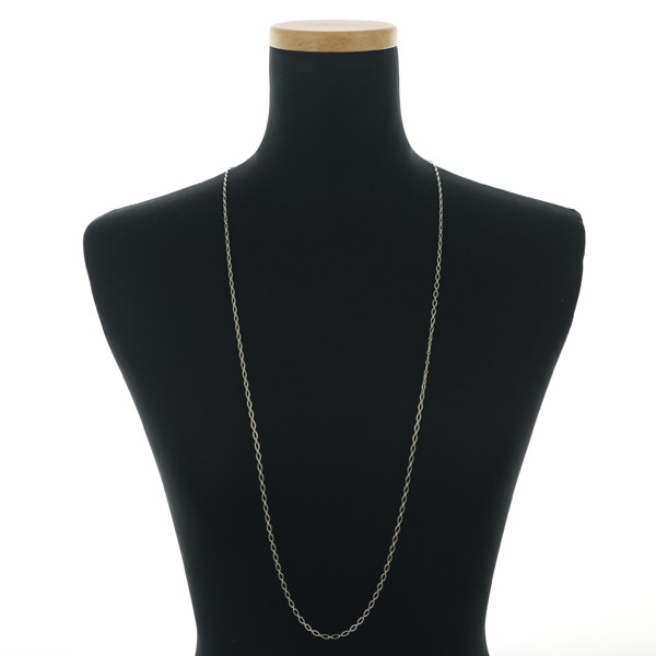 Auth Tiffany&Co. Chain Necklace Oval Link Long 92cm 925 Sterling Silver