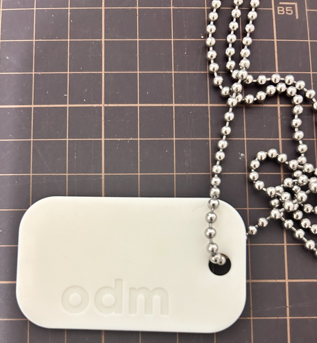 Rare Pendant Watch O.D.M Quartz Digital White – Fashion Accessory – Working