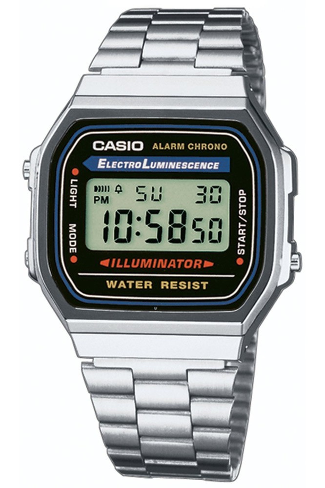 Casio Retro Vintage A168WA-1YES Unisex Quartz Watch