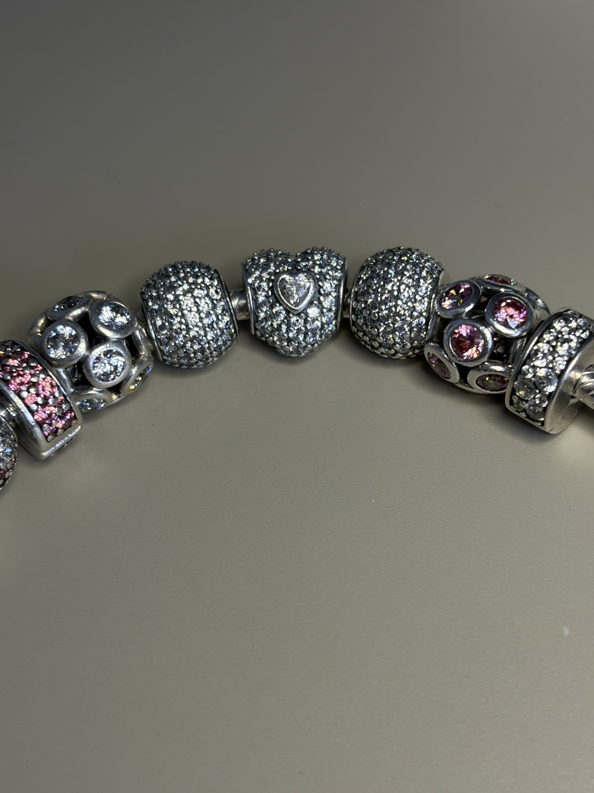 Authentic Pandora Moments Bracelet With 16 Pandora Charms/clips