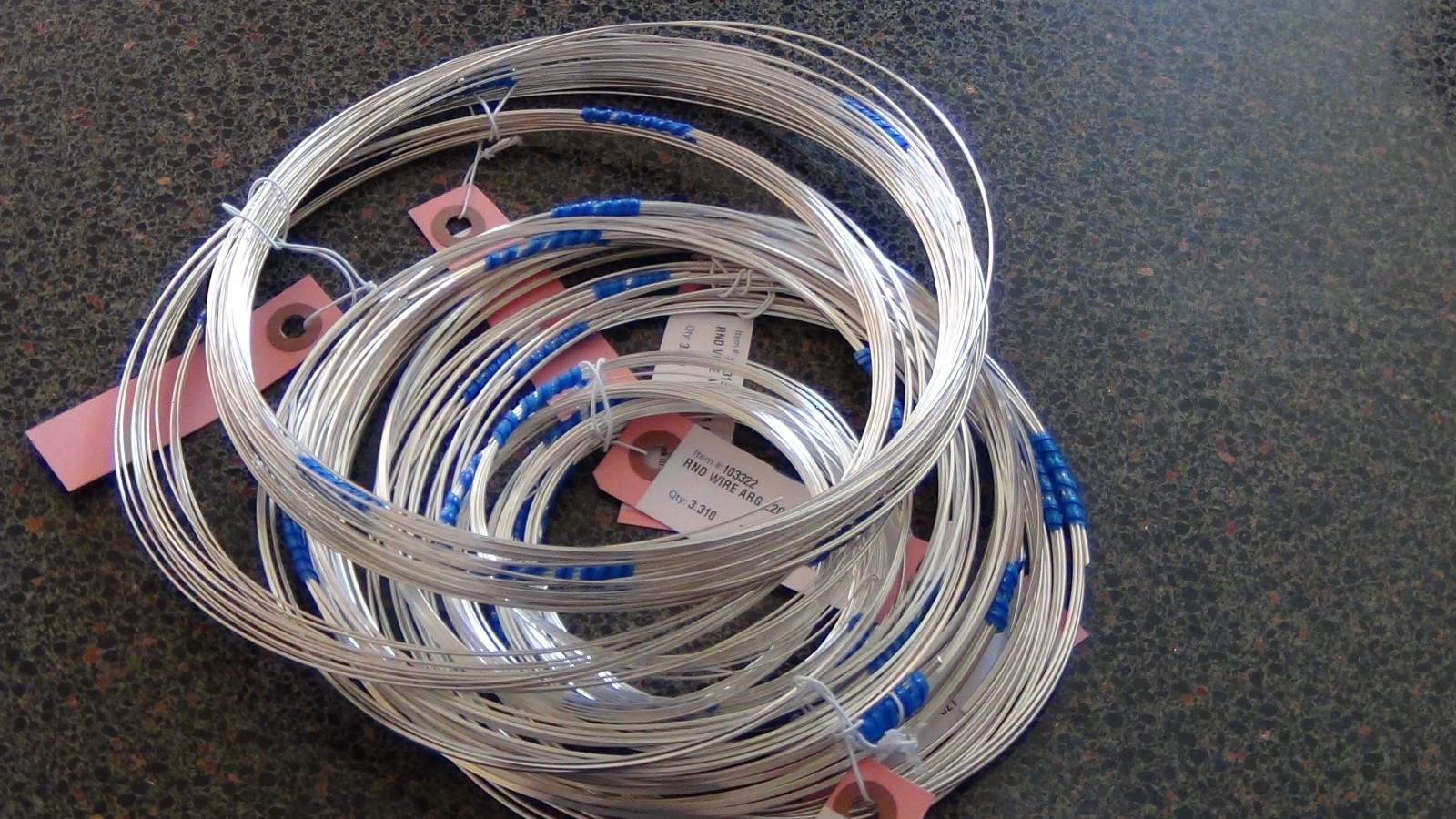 Solid Argentium® 935 Wire 14 – 22 gauge FULL ROUND half hard 93% pure silver
