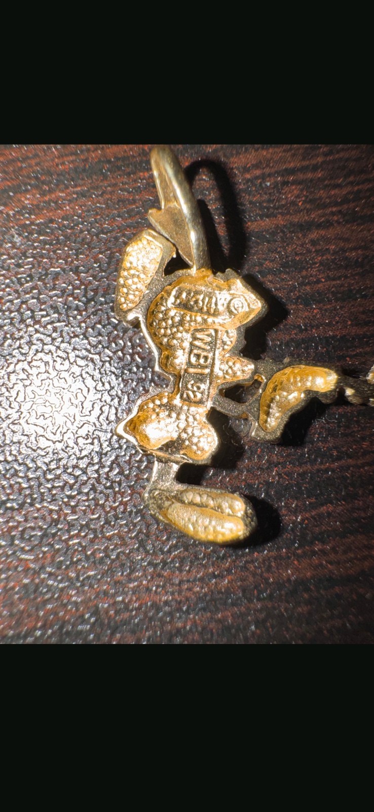 Vintage 1992 Michael Anthony 14k Yellow Gold Marvin The Martian Pendant