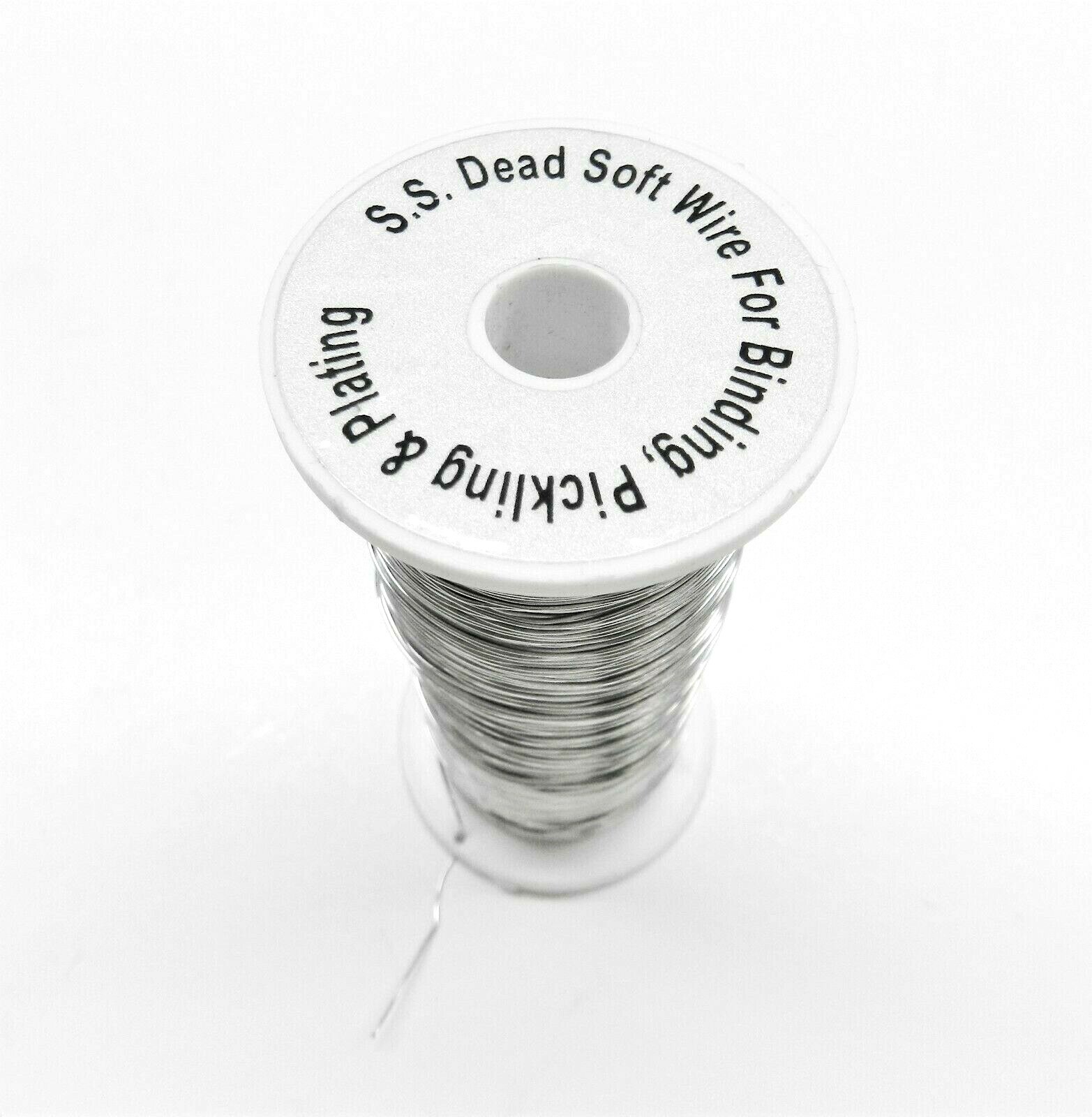24ga Stainless Steel Wire Dead Soft Binding Wire Soldering 1/2lb Jewelry Making