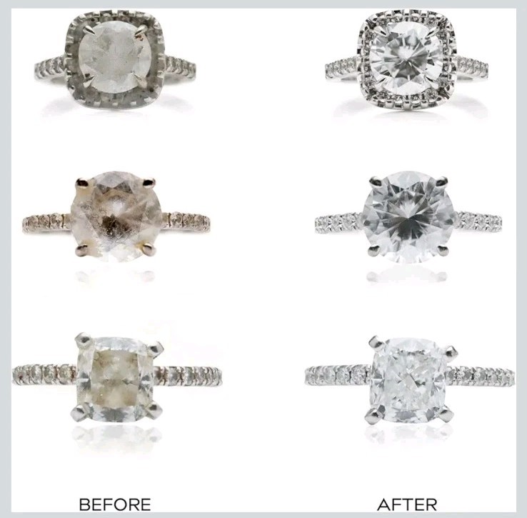 Diamond Drunk Jewelry Cleaner Kit Non-Toxic For Diamond, Gold Platinum Rings