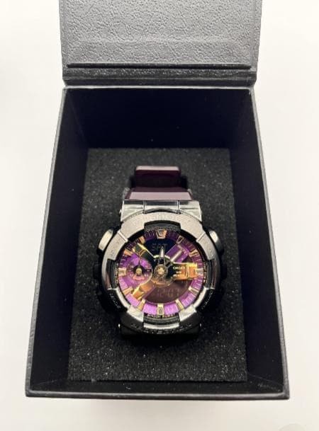 G-Shock GM-110CL-6AJF Purple Black Watch Resin Stainless From Japan