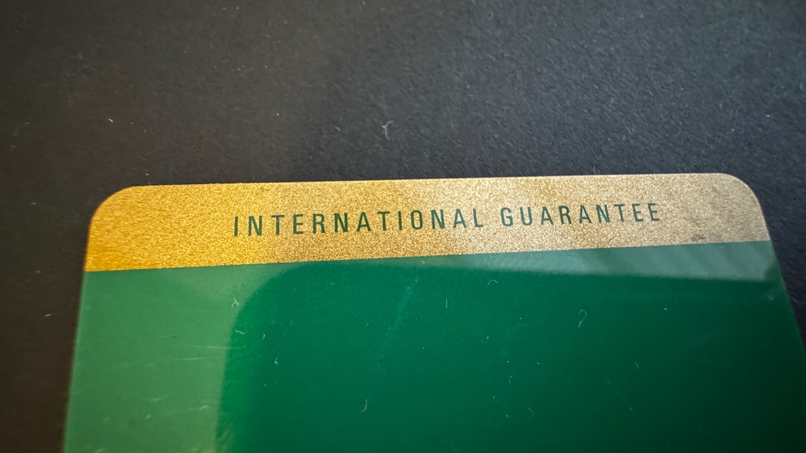 Genuine Rolex GMT-Master II Ceramic 116713LN Warranty Guarantee Card Authentic