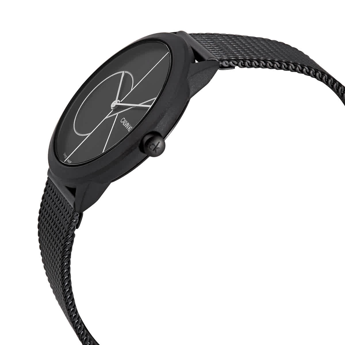 Calvin Klein K3M5245X Minimal Black Dial 35 mm Women’s Watch New