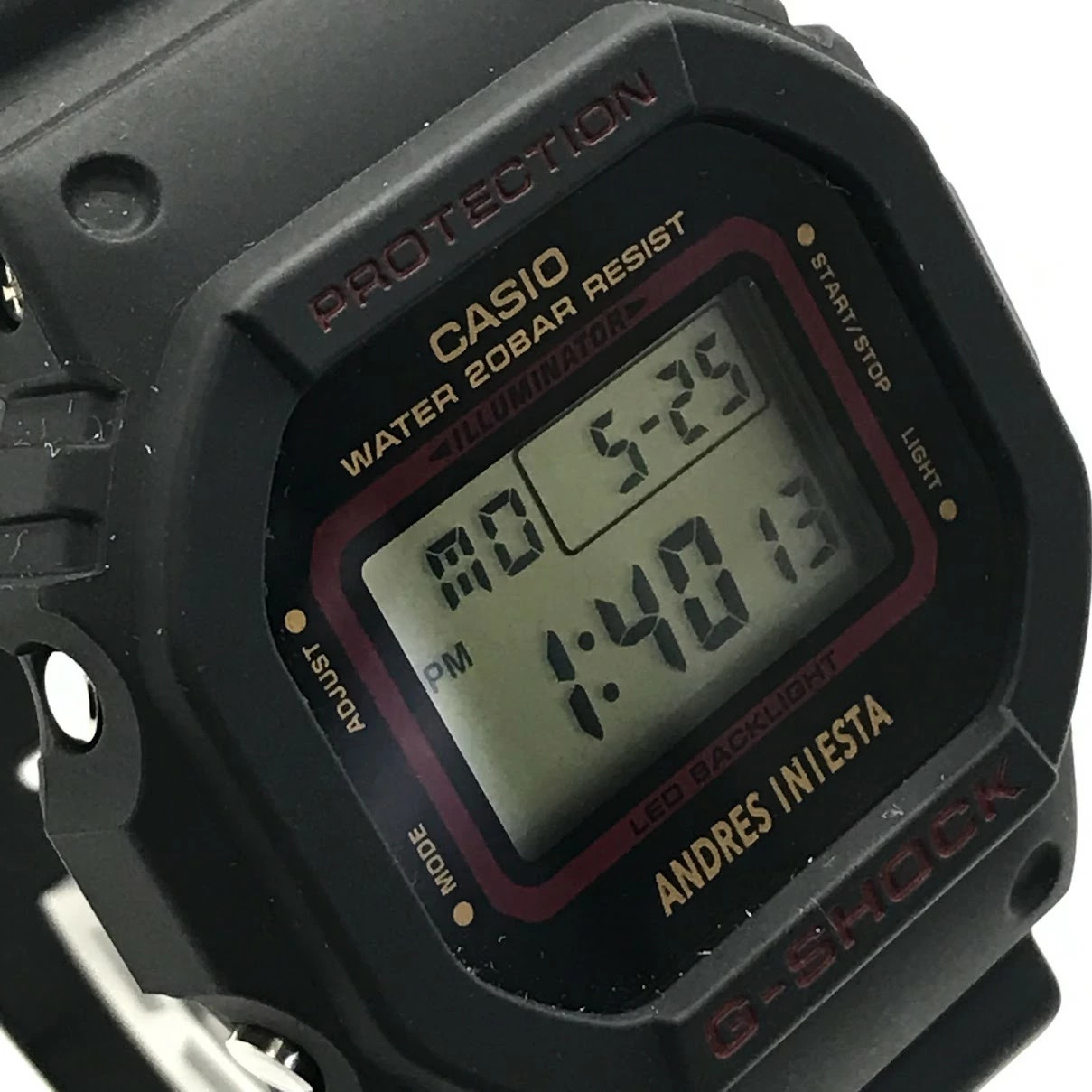 CASIO G-Shock DW-5600AI-1JR Black Case Size 4.2cm Unisex Used Watch #6112