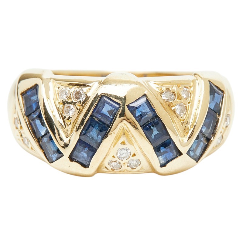 AUTHENTIC Ring ring K18YG yellow gold #13(JP Size) Women
