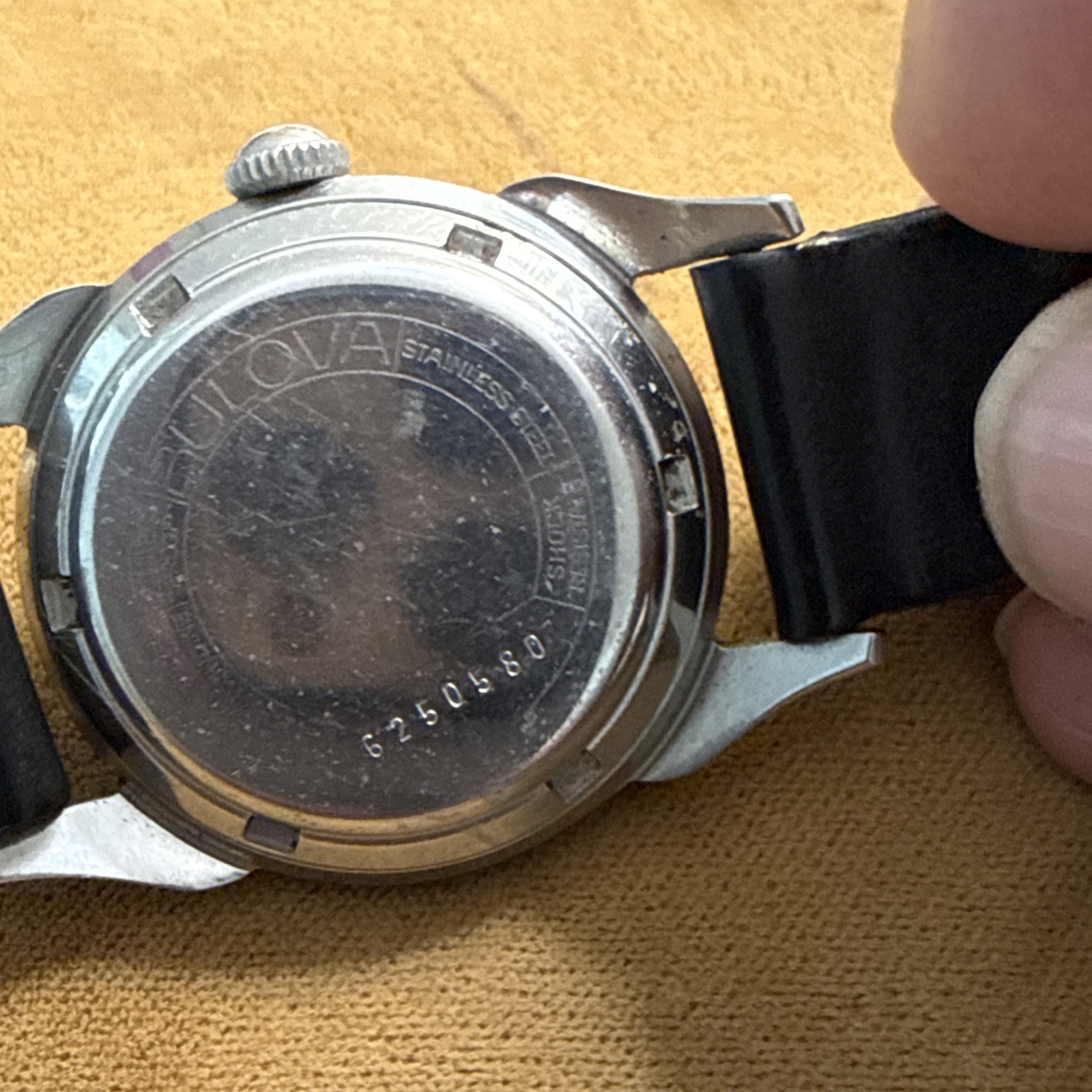 Vintage 1958 Bulova 23 Jewels Self-Winding Watch 10BPAC 6 Adjustments Sunburst
