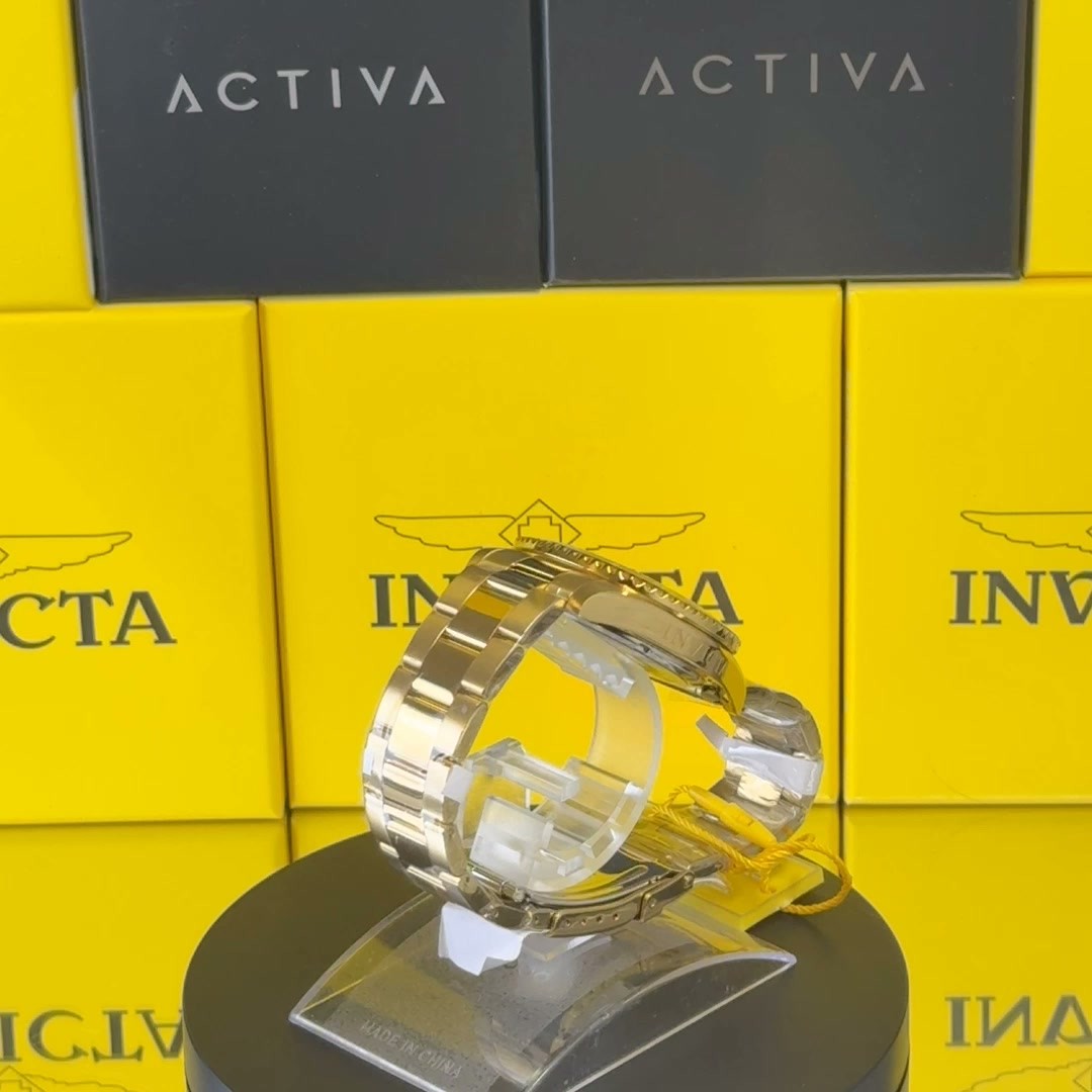Invicta Pro Diver Men 40 mm Stainless Steel Gold Silver Dial Pc32 Watch – 40mm