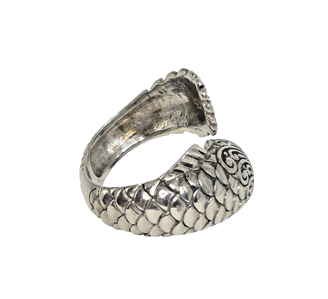 Bali Legacy Sterling Silver Koi Fish Ring Size 7 (6.10 g)