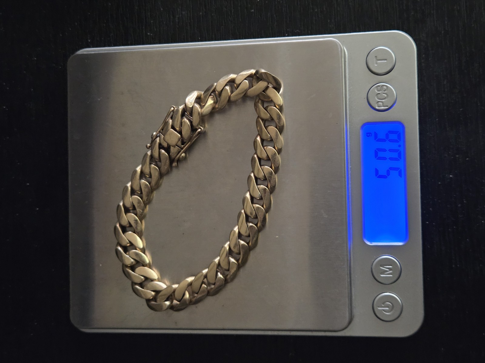 Pulsera Oro 10 kt Solida