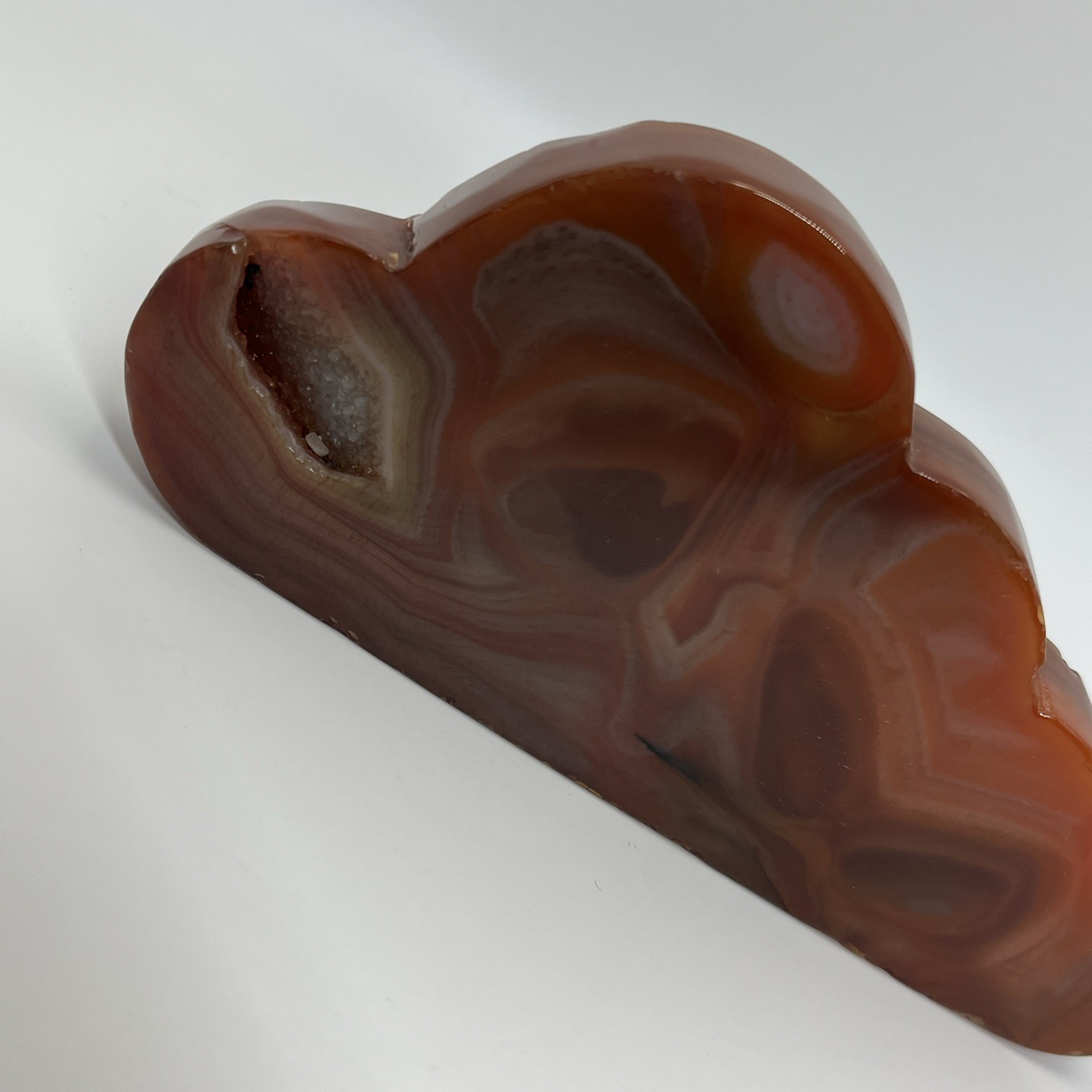 Gemstone Carnelian Carved Cloud 6 X3”