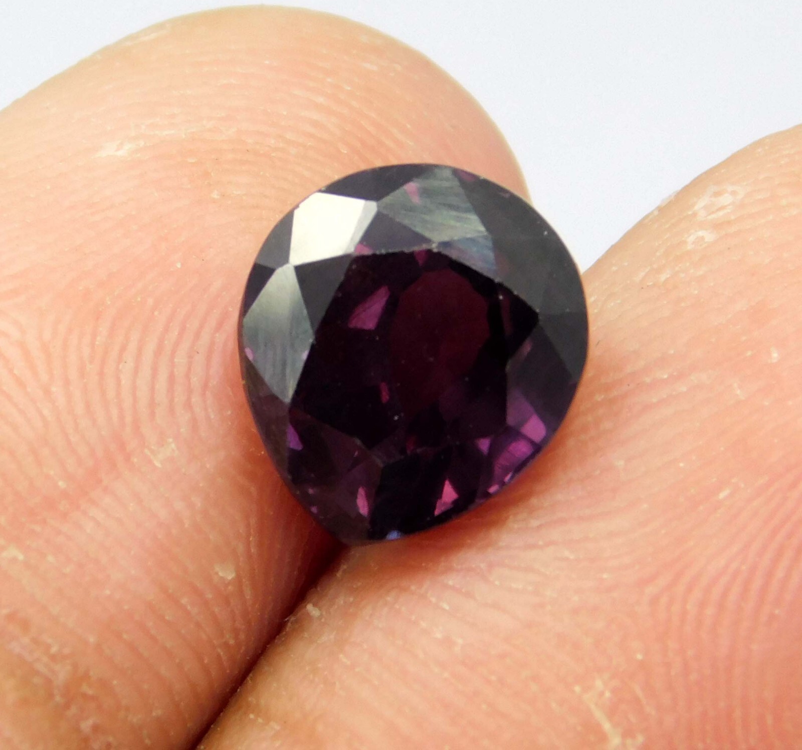 Top Quality 4.90 Ct Natural Purple Blue Benitoite Pear Loose Gemstone Certified