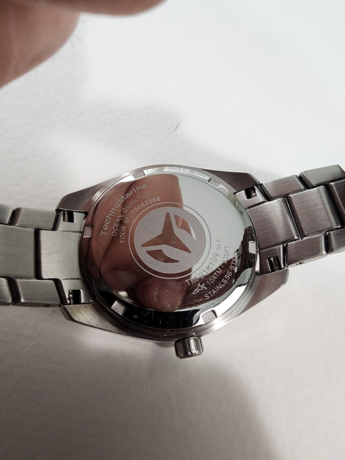 TechnoMarine Ocean Quantum TM-318109 Women’s 36mm Quartz Watch with Box