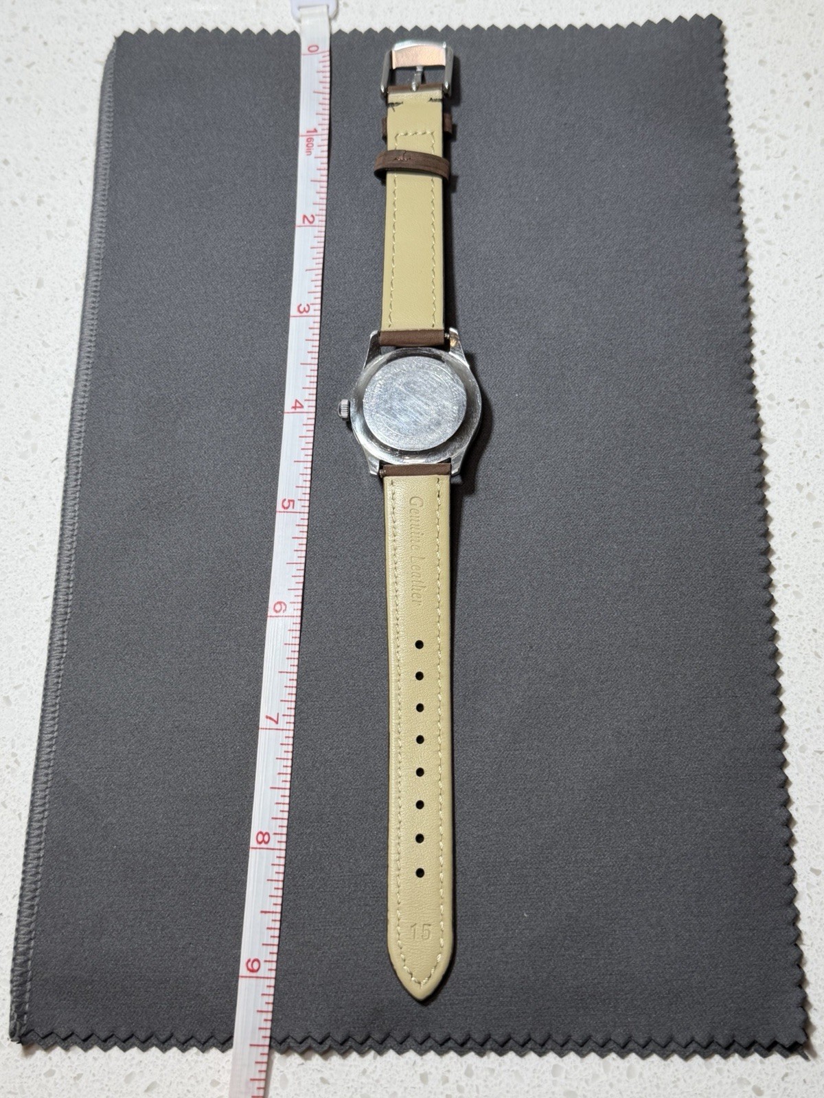 Vintage Wyler Incaflex Military Black Dial 1974-1122