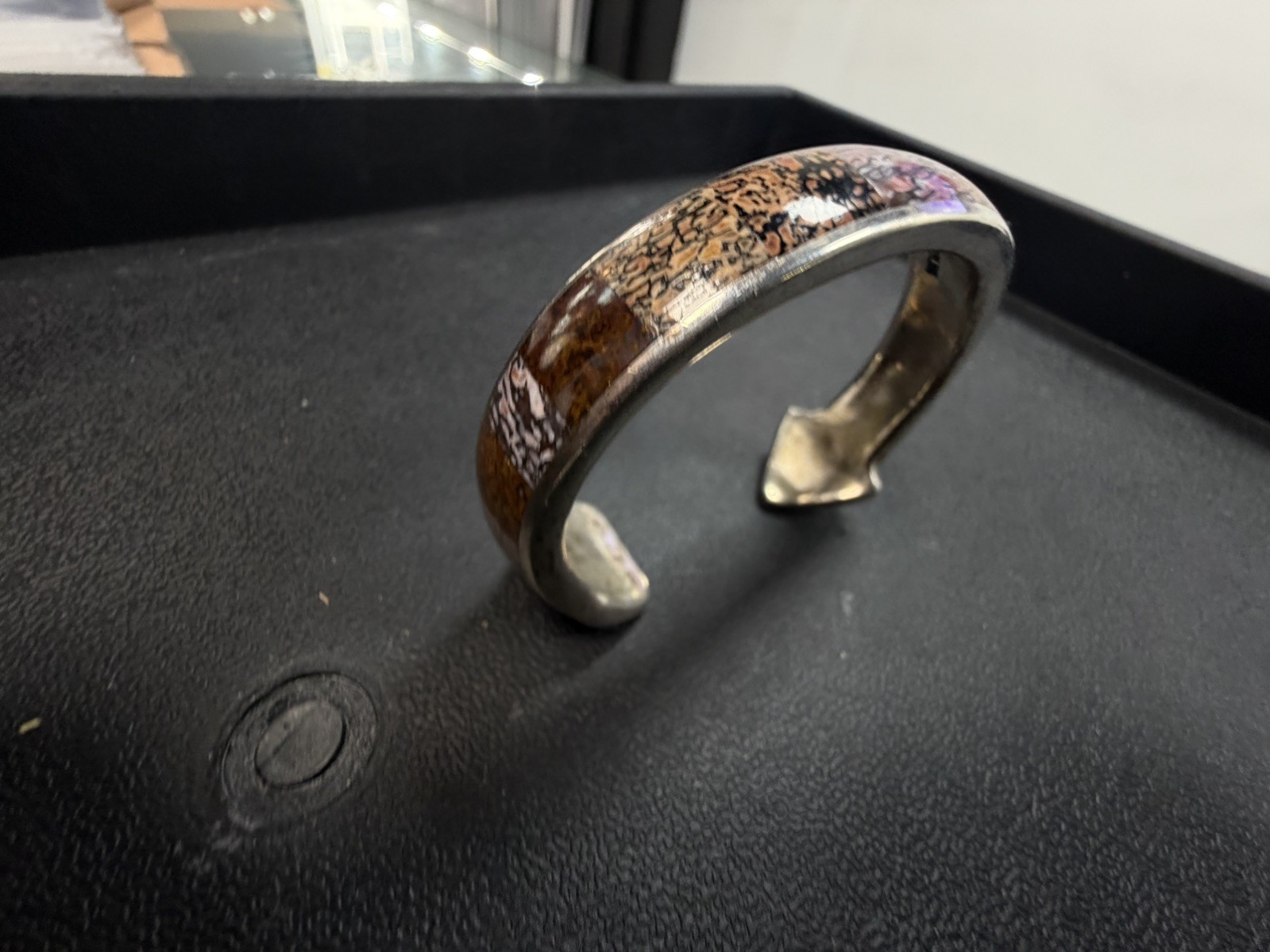 Navajo Sterling Silver Bracelet Vintage Estate Sale
