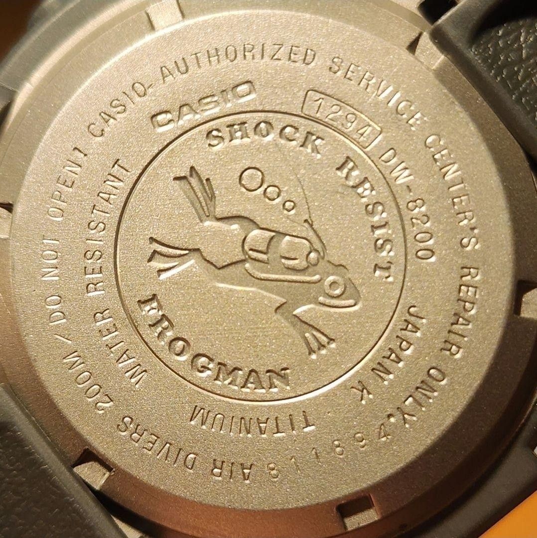 CASIO G SHOCK FROGMAN Watch DW 8200
