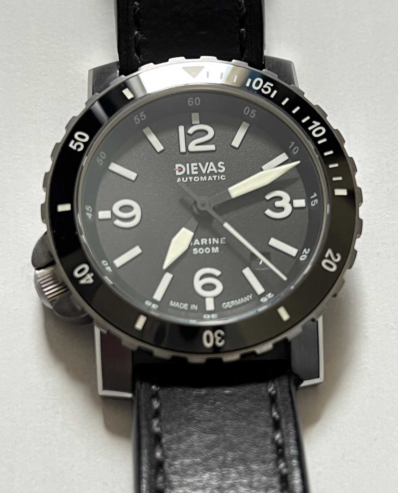 DIEVAS MARINE 500 41MM 316L Stainless Steel Excellent!