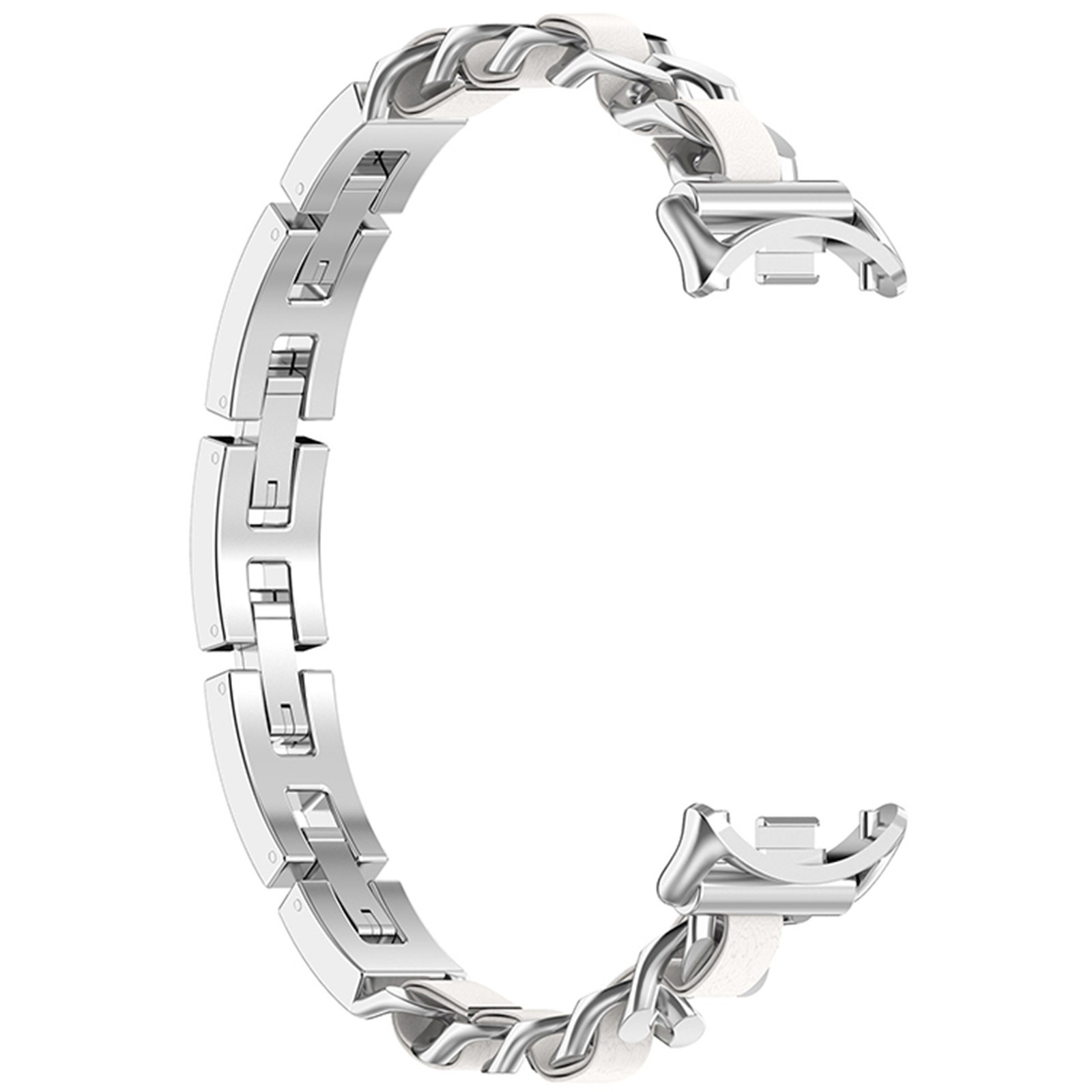 Black/Silver/Rose Gold Fashion Bracelet Model Metal Watch Strap Belt for Band8