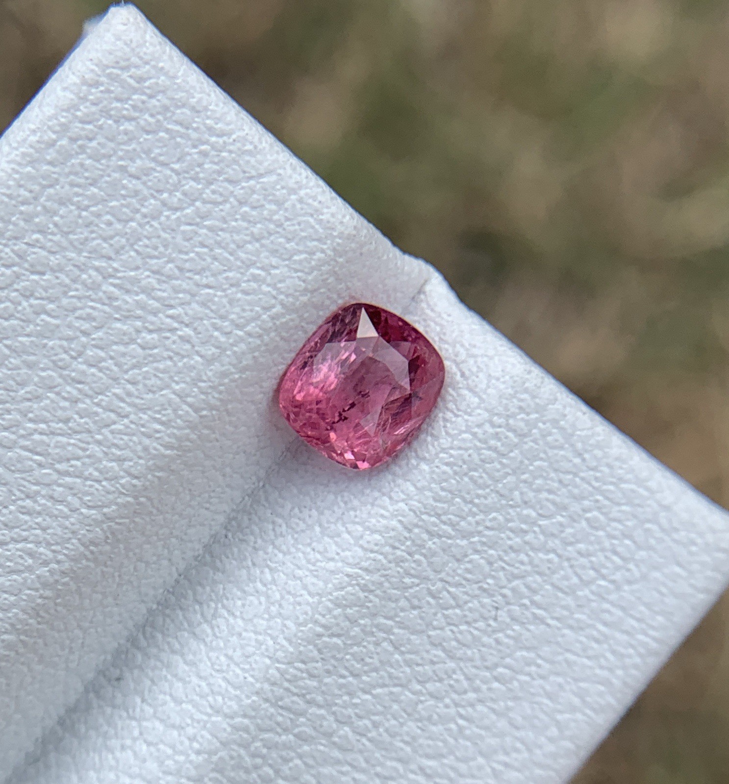 Natural Mahenge Pink Spinel 1.06ct Cushion Cut Tanzania Loose Gemstone