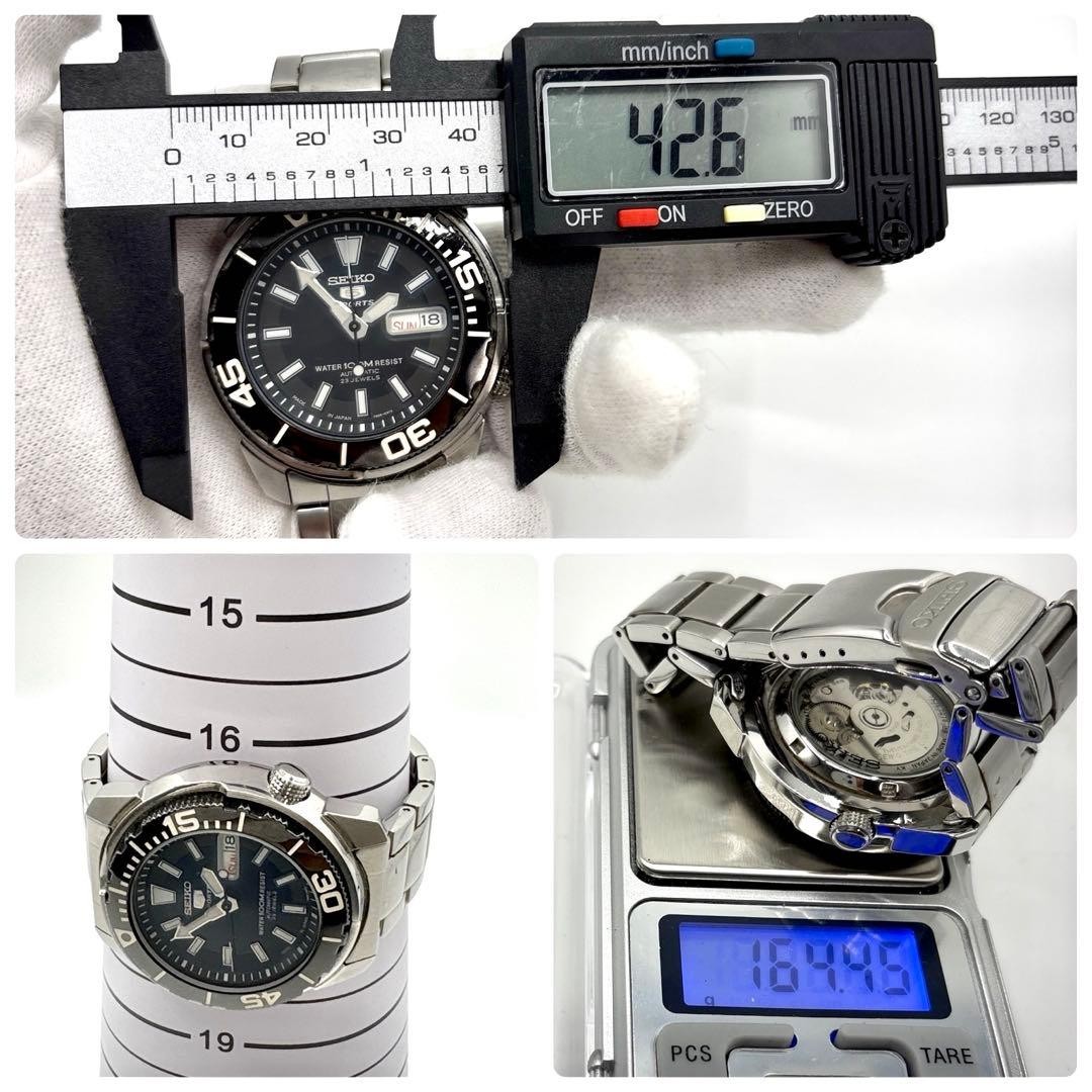 Seiko Collection 7S36-03J0 Black Dial Automatic Unisex Wristwatch