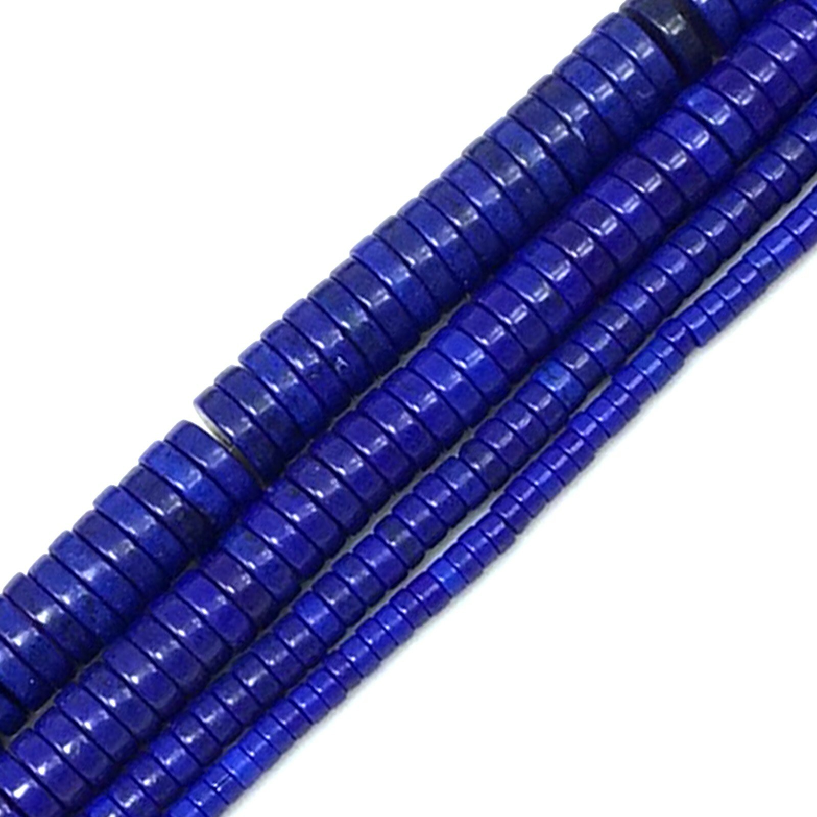 Navy Blue Howlite Turquoise Heishi Bead 15″ 4mm 6mm 8mm 10mm Rondelle