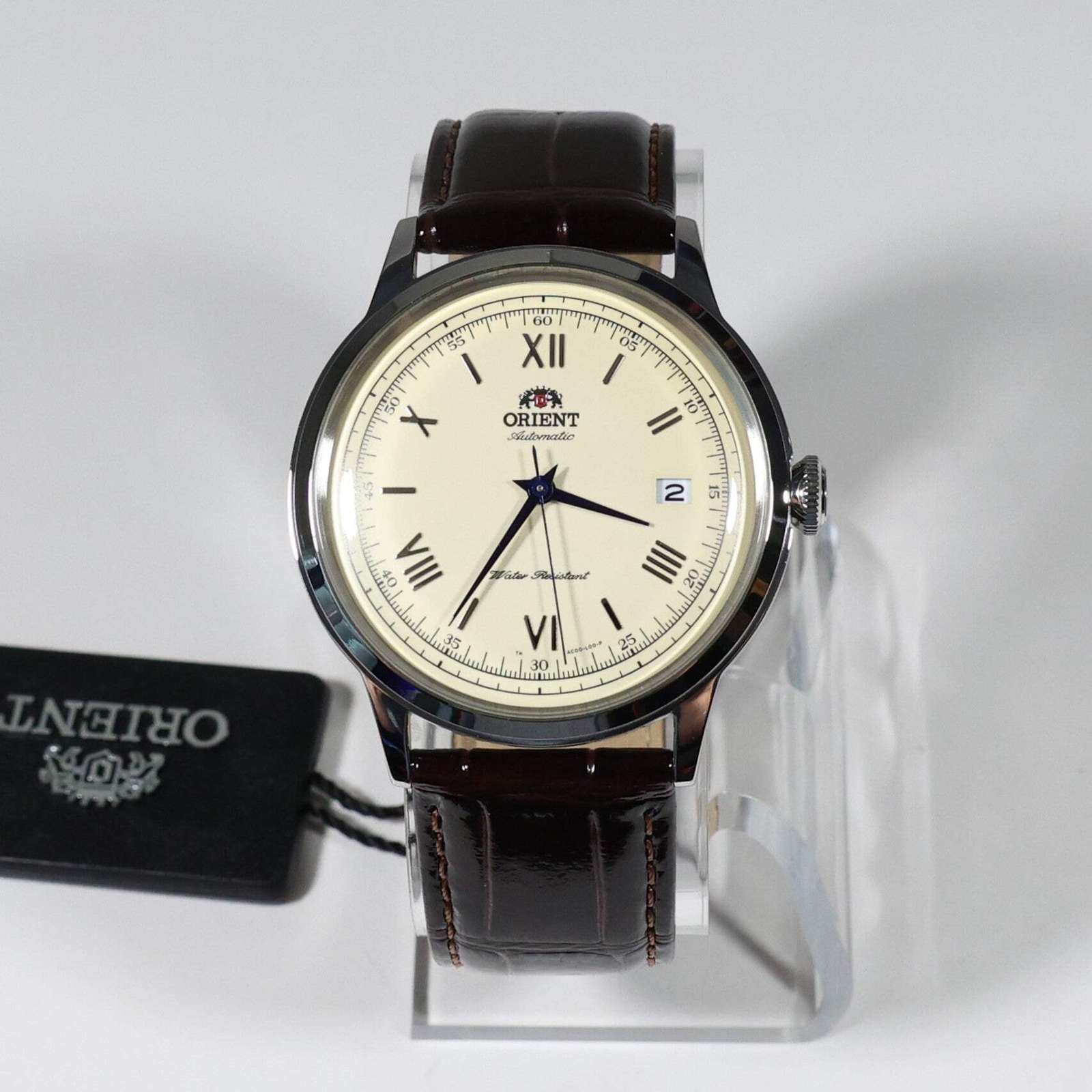 Orient Bambino 2nd Generation Automatic Men’s Leather Strap Watch FAC00009N0