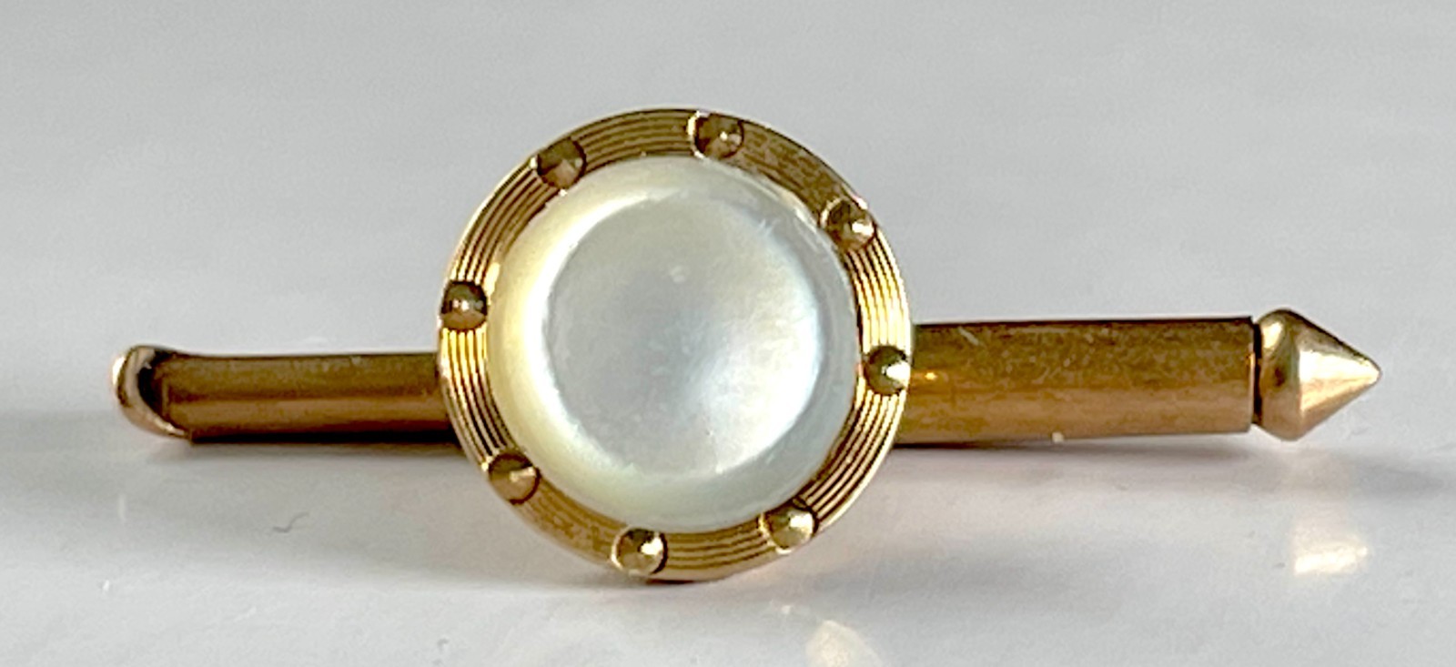 Pair of Antique 14K Gold Mother of Pearl Shirt Studs – Larter & Sons
