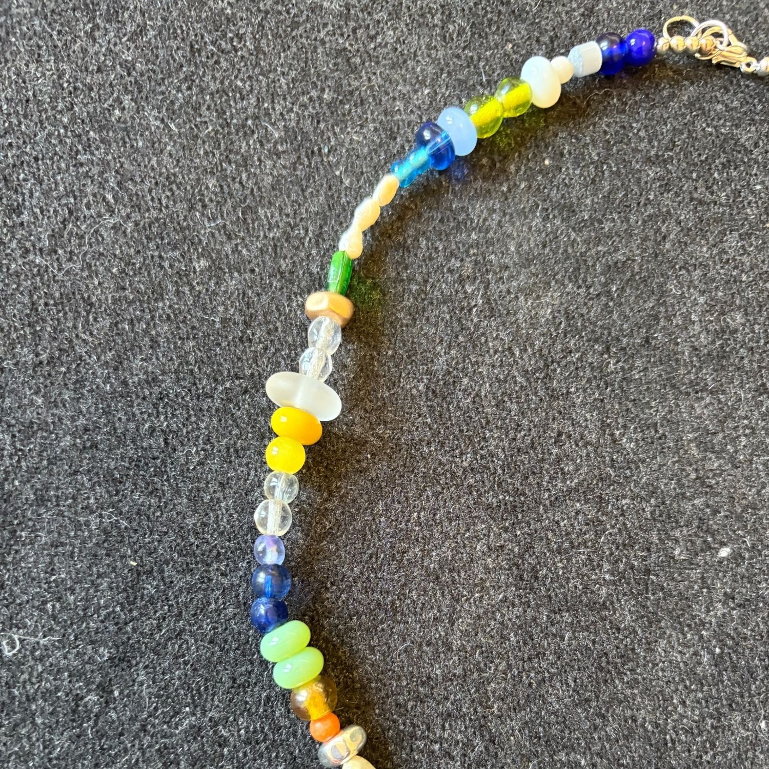 Handmade Multicolor Mixed Bead Necklace