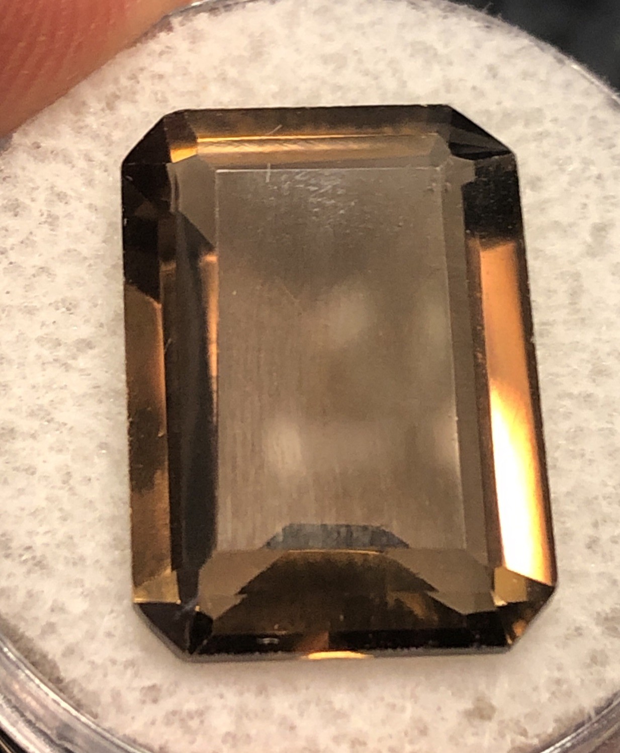 Big 12.5 Carat Natural Smokey Quartz Full Cut Gemstone! Make Your Own Jewelry!