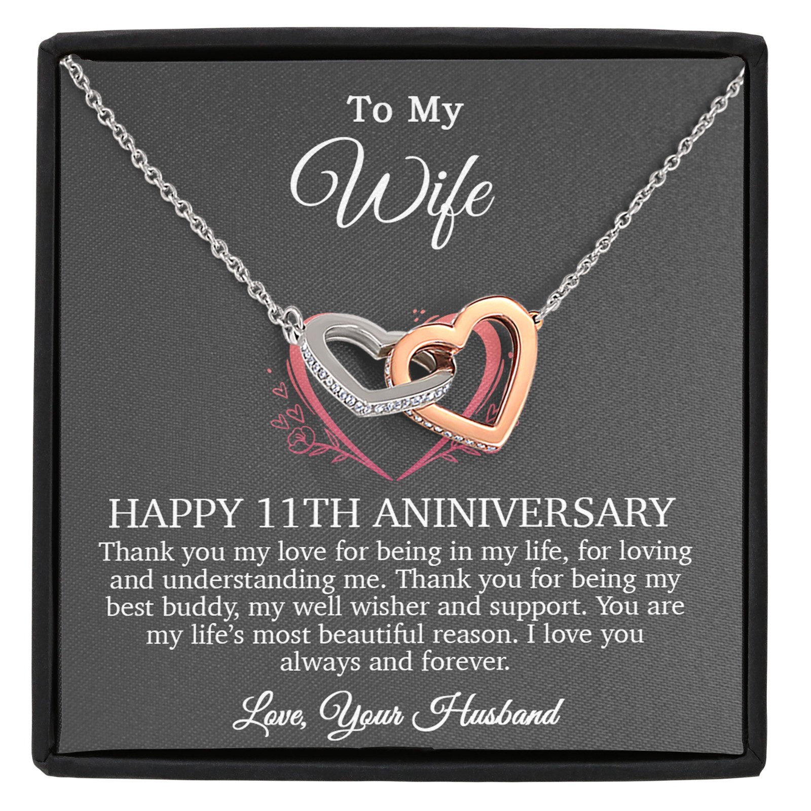 11th Anniversary Gift For Wife, 11 Year Anniversary Gifts, 11th Wedding Annivers