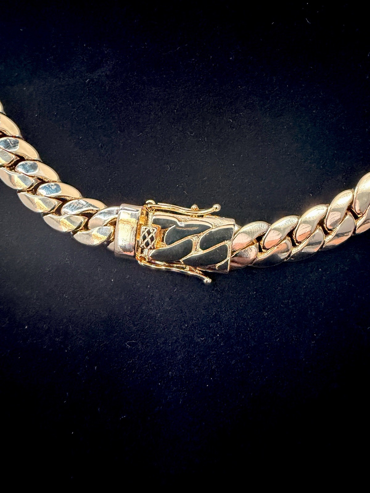 Miami Cuban 20in 11MM 14K Stamped Gold Necklace w/Box Lock. BRAND NEW.