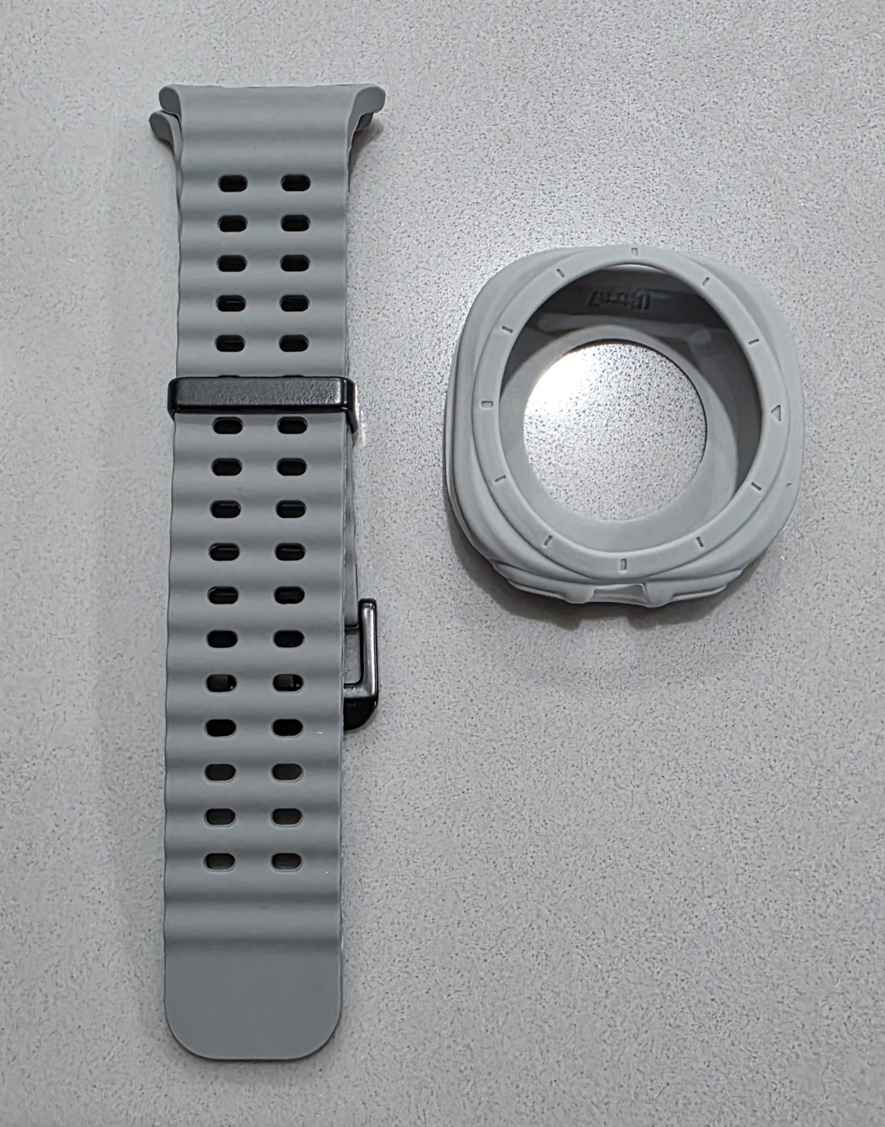 Mens watch 47mm bands clip on type 4 sets in total see description.