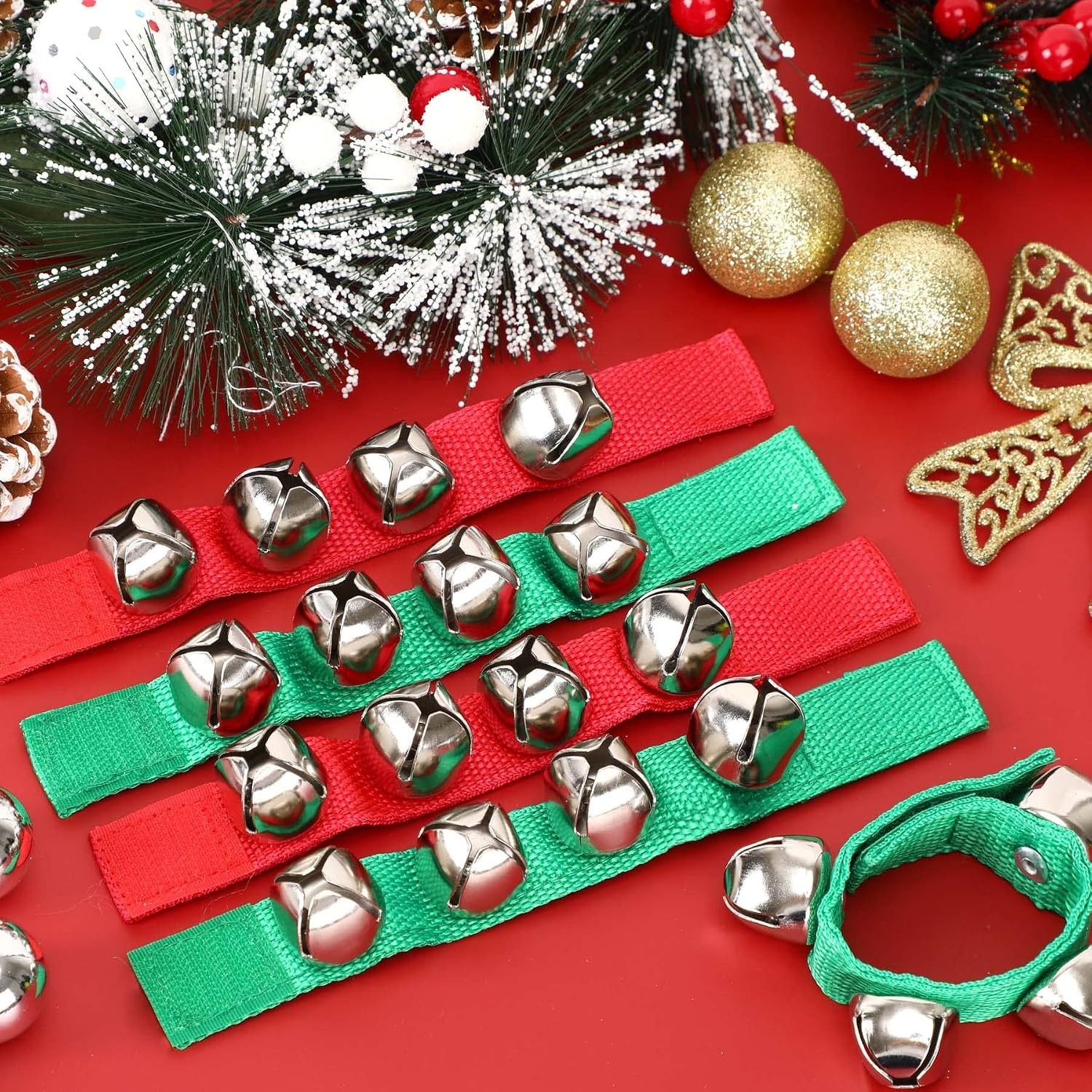 Loud and Clear 24PCS Jingle Bell Bracelets – Party Favors for Every Celebration