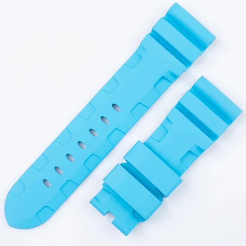 22mm 24mm 26mm Rubber Watch Strap FKM Band For Officine Panerai Series