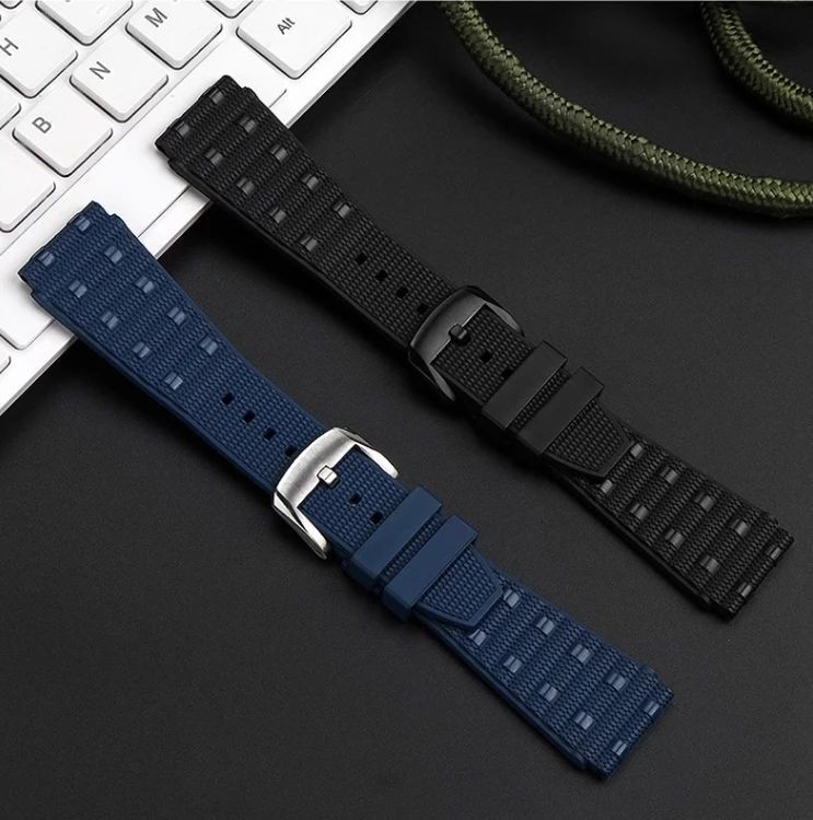 22mm 24mm Rubber Strap Rouleaux Fits Breitling Chronomat B01 Avenger Superocean