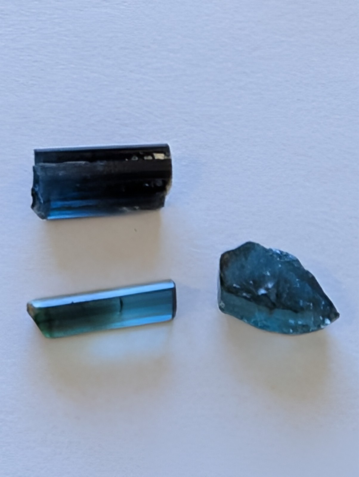 USA seller 9.24 ct VVS closed C tourmaline facet rough gemstone specimen