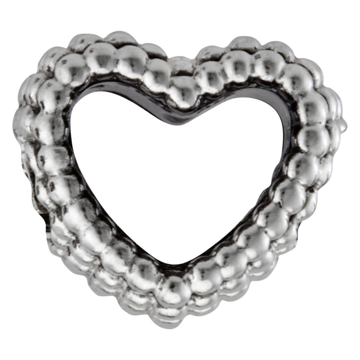 Pandora Sterling Silver Beaded Open Heart Charm